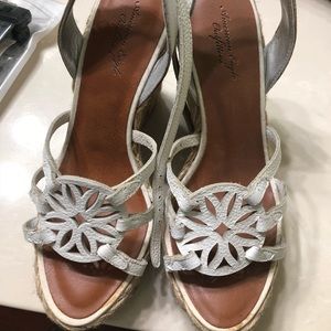 American eagle wedge sandals.  Size 6